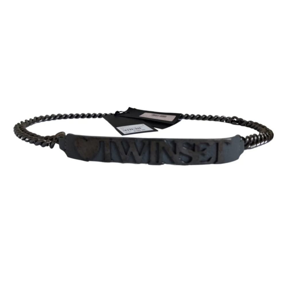 Simona Barbieri x Twin Set Logo chain belt